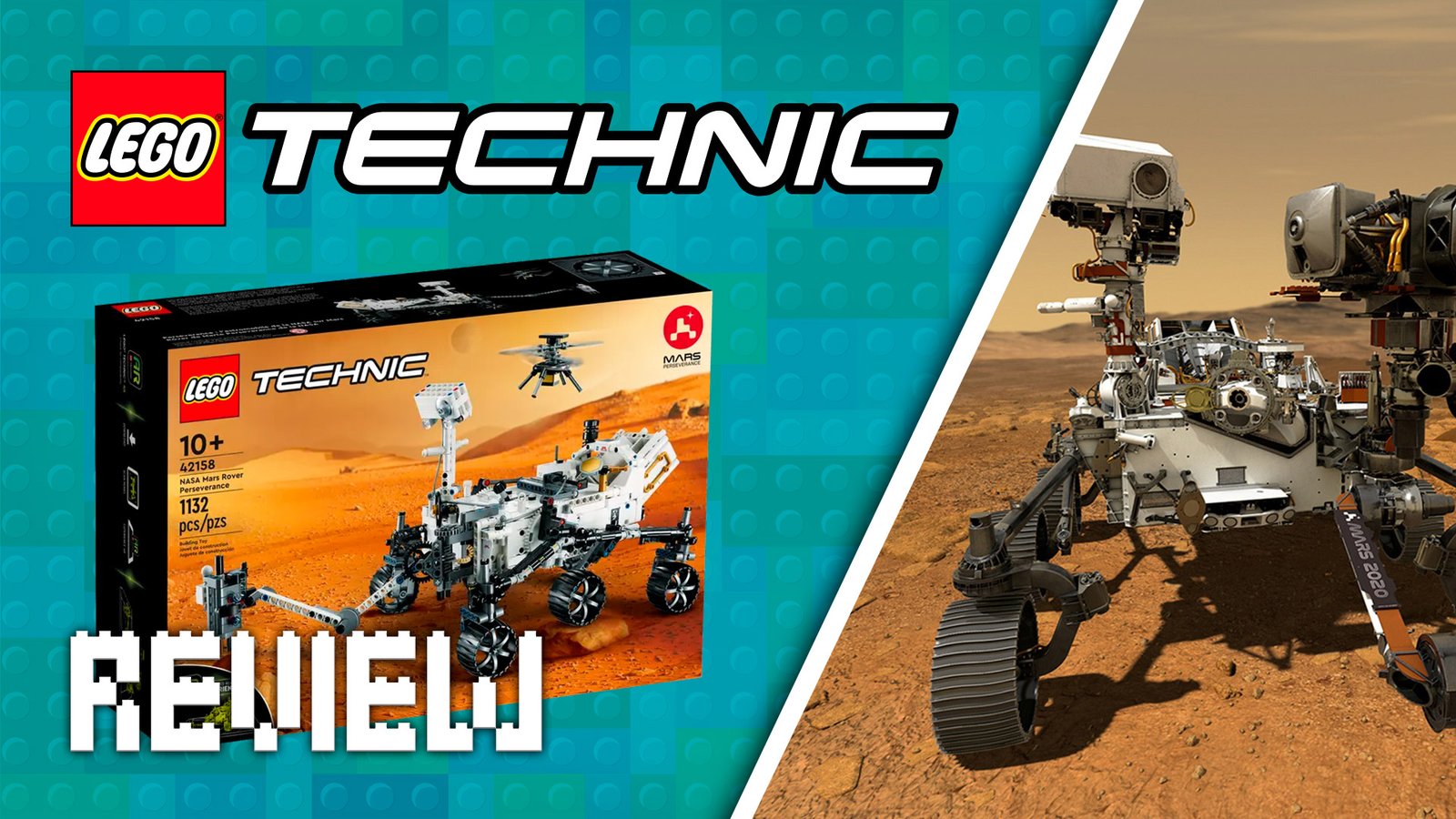 LEGO Technic NASA Perseverance Rover Espacial 42158