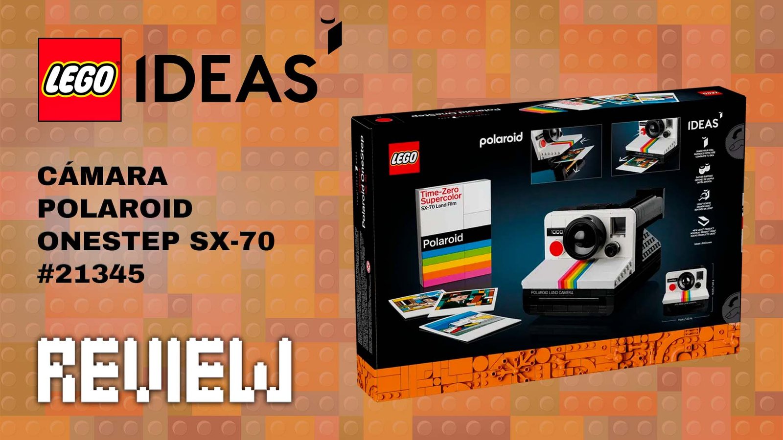 LEGO Ideas Cámara Polaroid SX-70 21345 – Estilo Retro