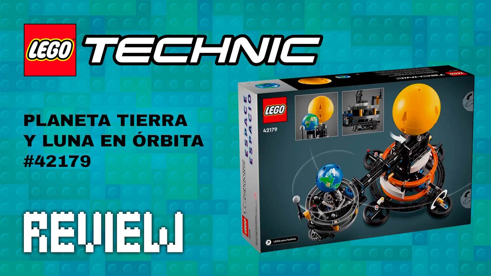 Planeta Tierra y Luna en LEGO Technic – Explora el Espacio