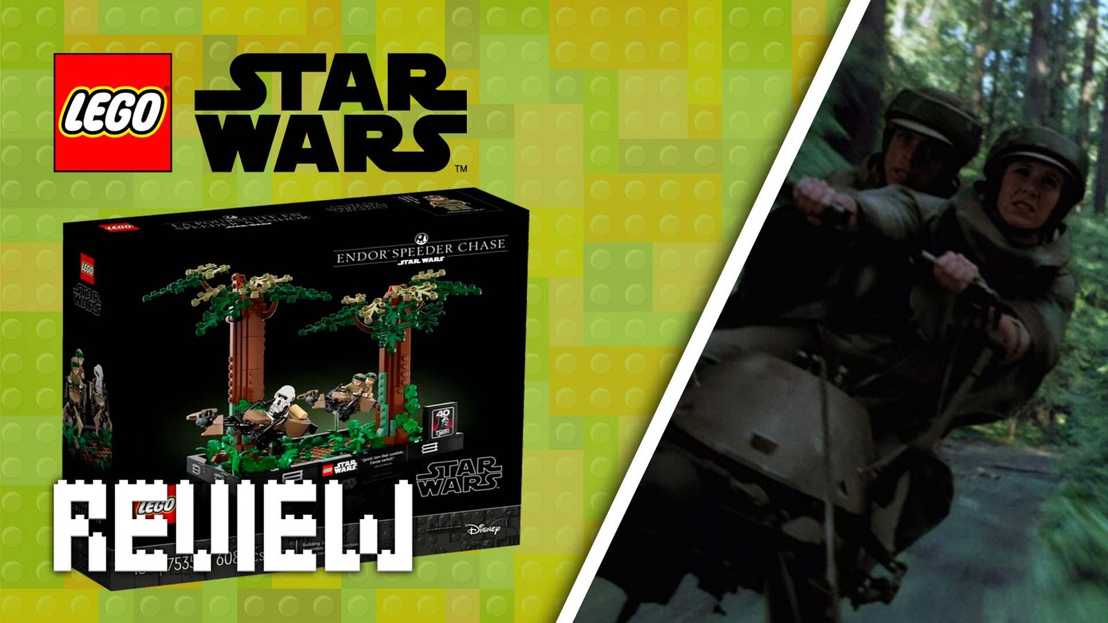 LEGO Star Wars Diorama Persecución Endor 75353
