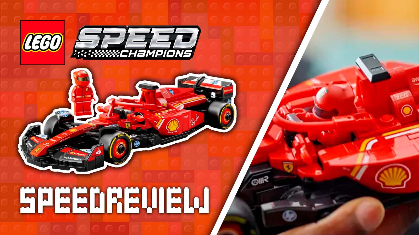 LEGO Ferrari SF-24 F1 Coche de Carreras #77242